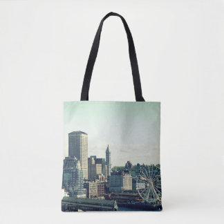Seattle Siluett Tygkasse