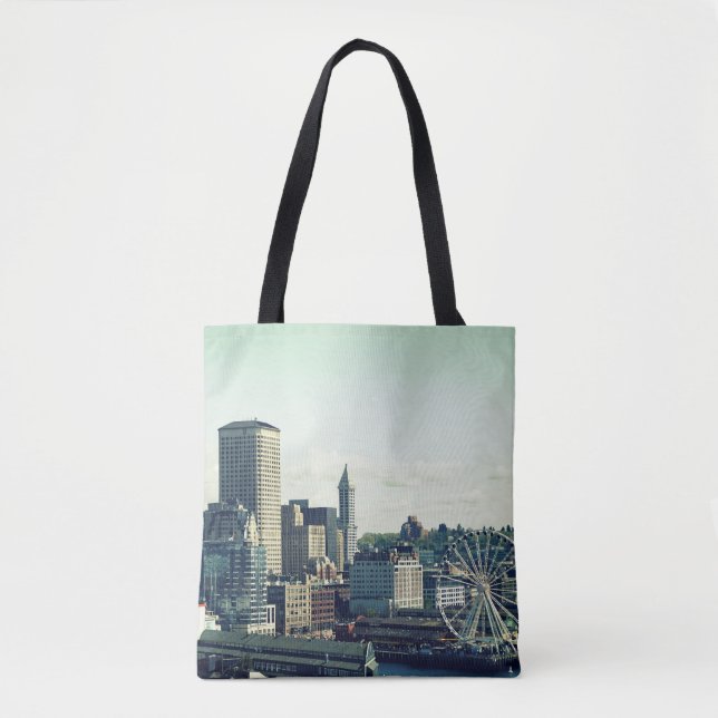 Seattle Siluett Tygkasse (Framsida)