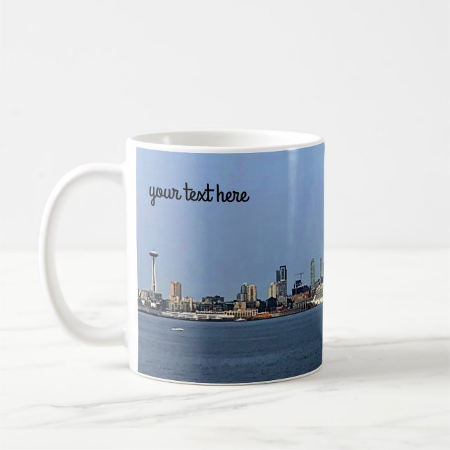 Seattle Skyline #4-3 Mugg (Vänster)
