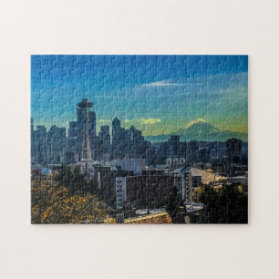 Seattle Skyline #9-2 Jigszawa Puzzle Pussel