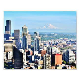 Seattle Skyline Fototryck