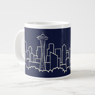 Seattle Skyline Jumbo Mugg