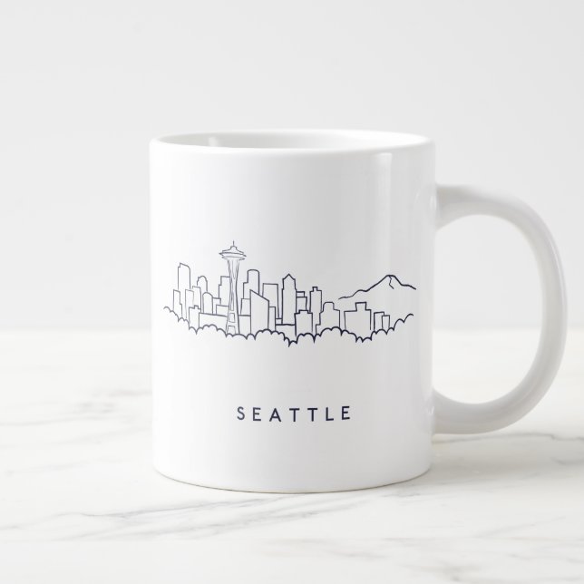 Seattle Skyline Jumbo Mugg (Höger)