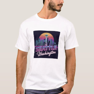 Seattle Skyline Souvenir T Shirt