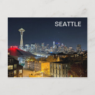Seattle Skyline Vykort