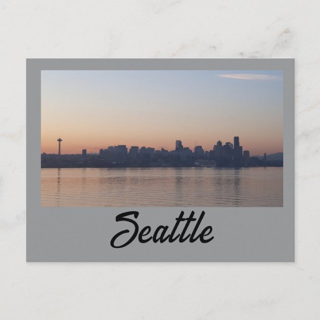 Seattle Soluppgång Vykort (Framsida)
