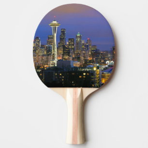 Seattle som ses från Kerry, parkerar i drottninge Pingisracket