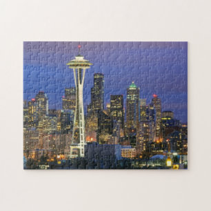 Seattle som ses från Kerry, parkerar i drottninge Pussel