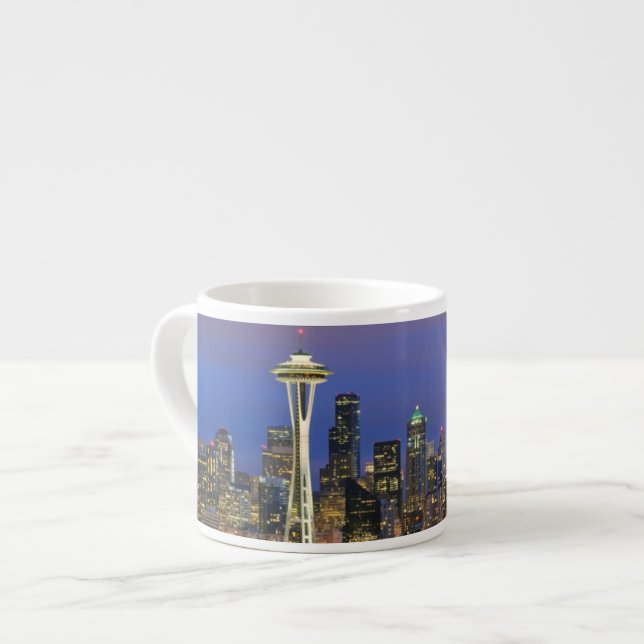 Seattle som ses från Kerry, parkerar i drottningen Espressomugg (Framsida vänster)