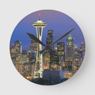 Seattle som ses från Kerry, parkerar i drottningen Rund Klocka