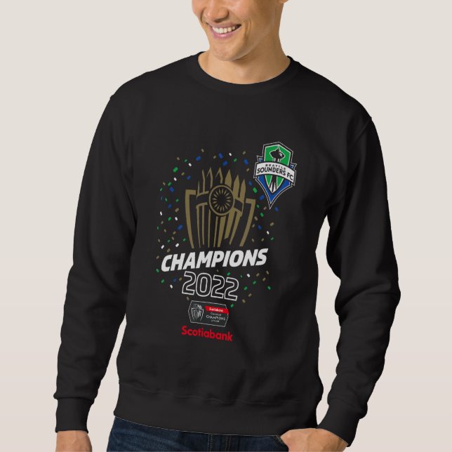 Seattle Sounders Champions 2022 1 Lång Ärmad Tröja (Framsida)