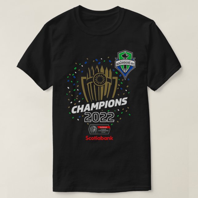 Seattle Sounders  Champions 2022 Premium  T Shirt (Design framsida)