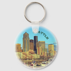 Seattle stat Washington Nyckelring