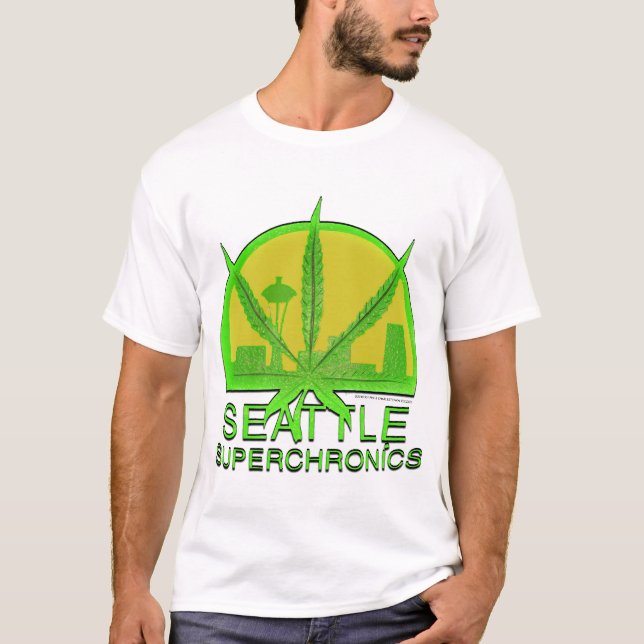 Seattle Superchronics Tee Shirt (Framsida)