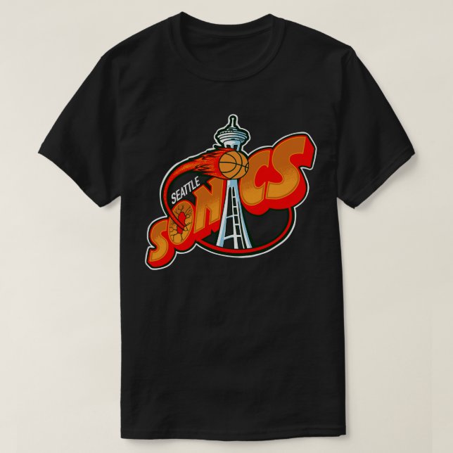 Seattle SuperSonics TShirt T Shirt (Design framsida)