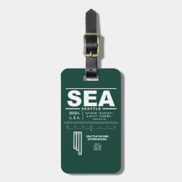 Seattle-Tacoma International Airport SEA Bagagebricka