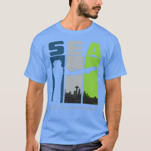 Seattle Tacoma Internationell Airport SeaTac Wa T Shirt