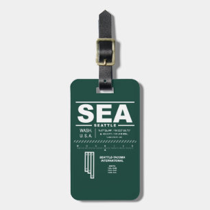 Seattle-Tacoma Internationell flygplats SEA Bagagebricka