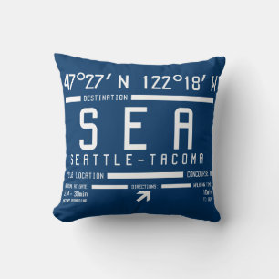 Seattle-Tacoma Internationell flygplatskod SEA Kudde