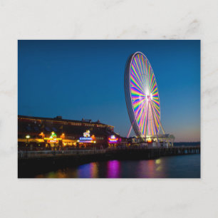 Seattle Underbar Wheel Vykort