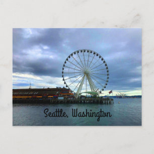 Seattle Underbart hjul nr 2 vykort