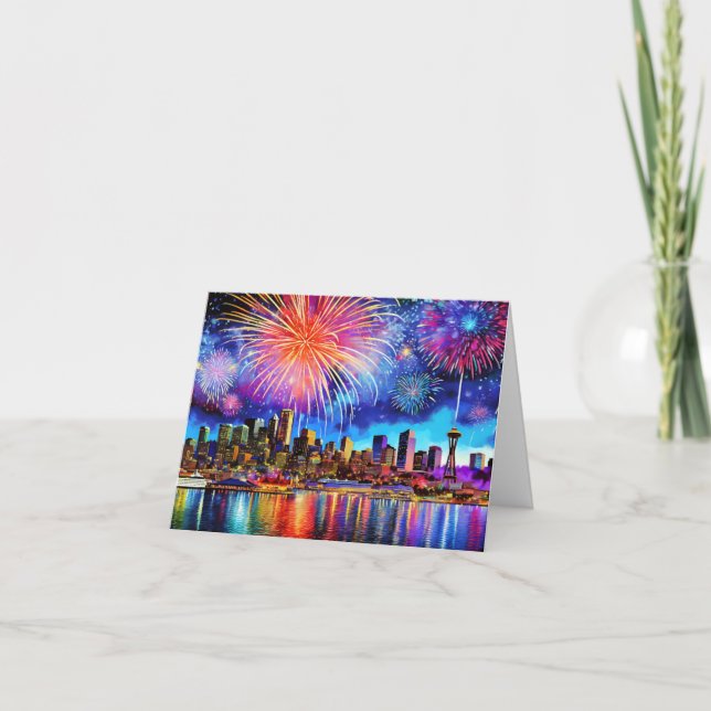 Seattle Vikter Greeting Card Kort (Framsida)