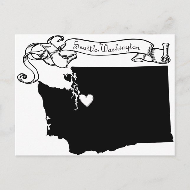 Seattle Vykort (Framsida)