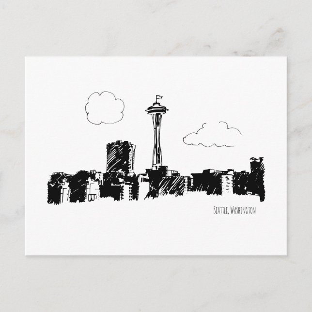 Seattle Vykort (Framsida)