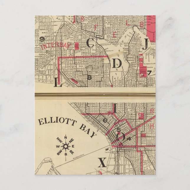 Seattle Vykort (Framsida)