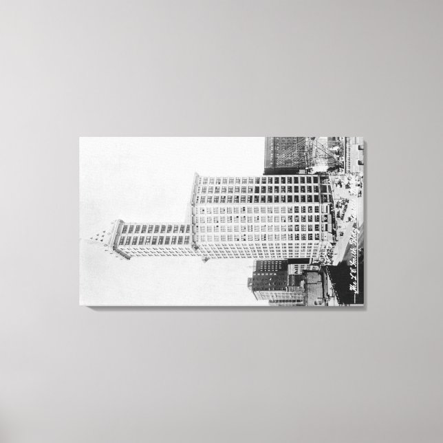 Seattle, WA - Smith Torn Byggande Canvastryck (Framsida)