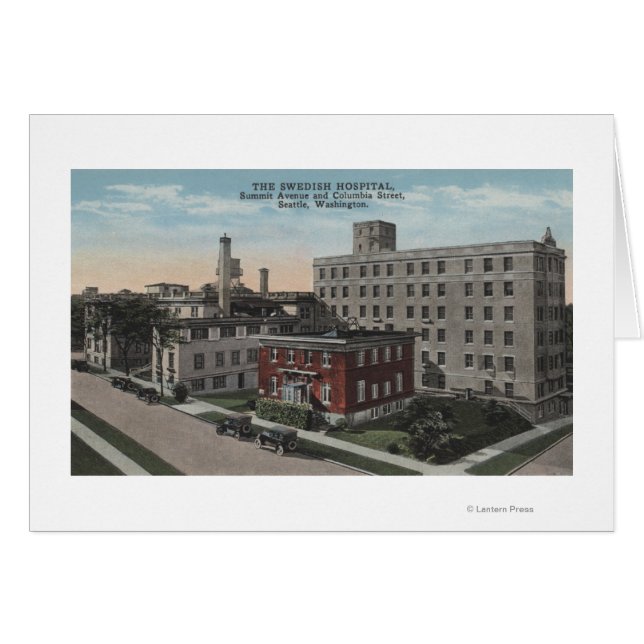Seattle, WA - Sverige Hälsningskort (Framsidan Horizontal)
