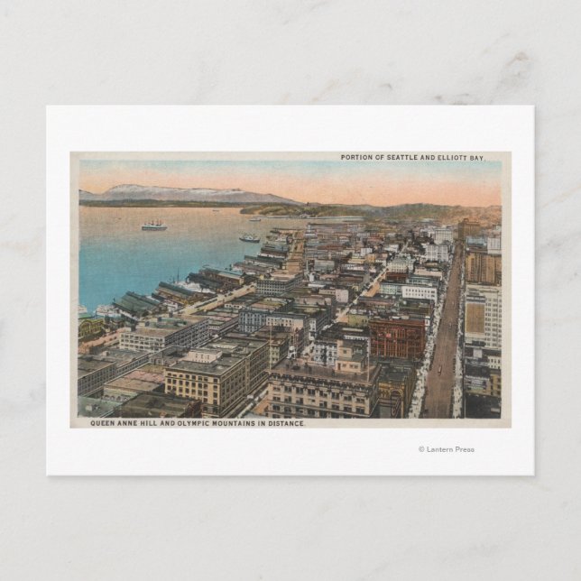 Seattle, WAA:s flygplats Seattle & Bay Vykort (Framsida)