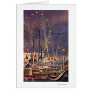 Seattle, Washington 1962 World's Fair Poster Hälsningskort