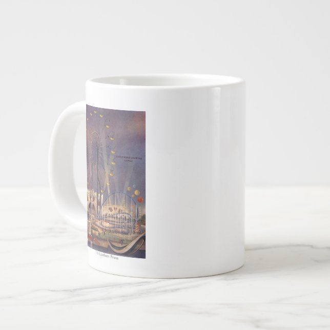 Seattle, Washington 1962 World's Fair Poster Jumbo Mugg (Framsida vänster)