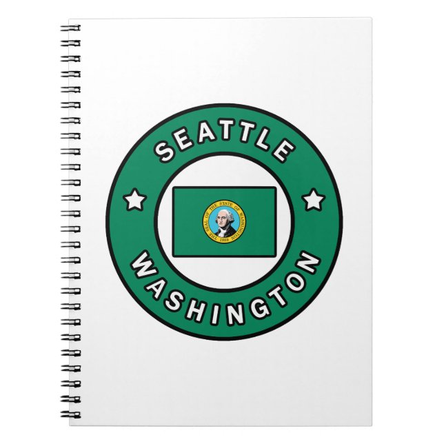 Seattle Washington Anteckningsbok (Framsidan)