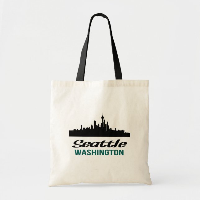 Seattle Washington Bag Tygkasse (Framsidan)