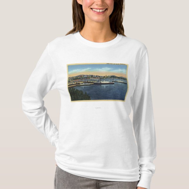 Seattle Washington - beskåda av smed T-shirt (Framsida)