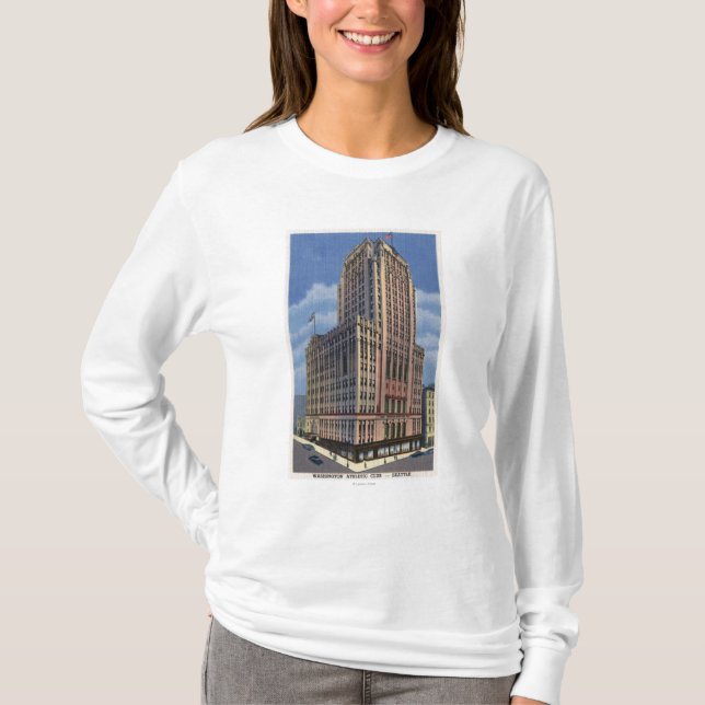 Seattle Washington - beskåda av Washington Tee (Framsida)