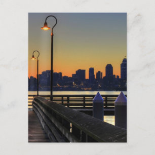 Seattle Washington Downtown Skyline Vykort