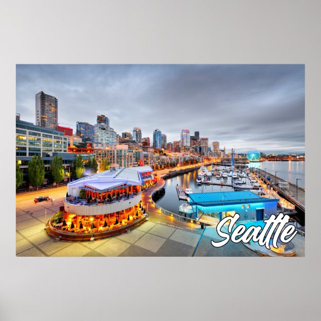 Seattle, Washington, Förenade Stater Poster (Framsidan)
