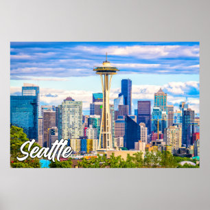 Seattle, Washington, Förenade Stater Poster