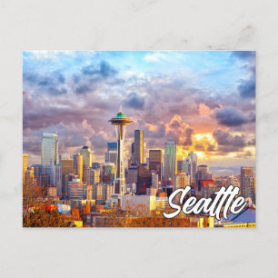 Seattle, Washington, Förenade Stater Vykort