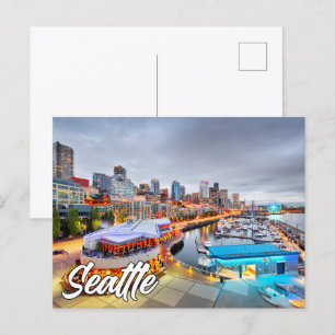 Seattle, Washington, Förenade Stater Vykort