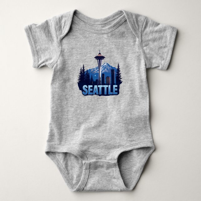 Seattle Washington Förenta staterna T Shirt (Framsida)