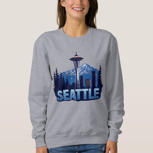 Seattle Washington Förenta staterna T Shirt (Framsida)