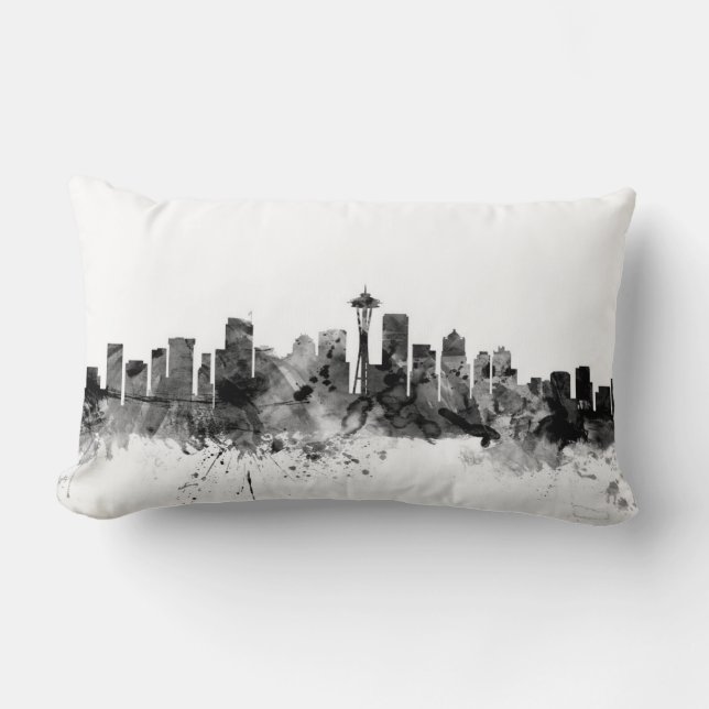 Seattle Washington horisont Lumbarkudde (Framsida)