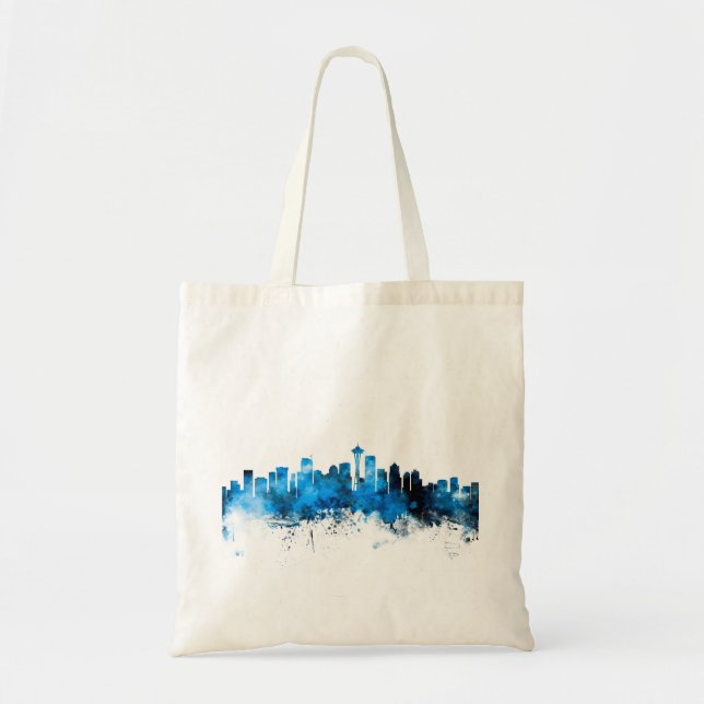 Seattle Washington horisont Tygkasse (Framsidan)