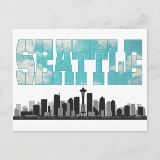 Seattle Washington horisont Vykort