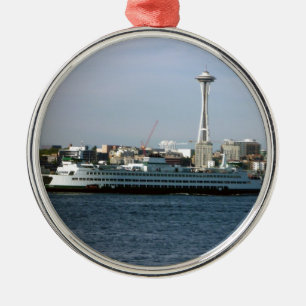 Seattle Washington Julgransprydnad Metall