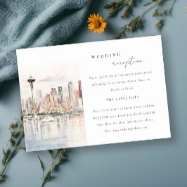 Seattle Washington Landskaps Bröllopsmottagning Tilläggskort